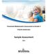 Provincial Mathematics Assessment at Grade 3 French Immersion. Sample Assessment