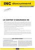 INC document LE CONTRAT D ASSURANCE VIE FICHE PRATIQUE J. 71 /02-07 QUEL CONTRAT CHOISIR?
