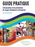 GUIDE PRATIQUE. d évaluation et de prévention du risque chimique en entreprise EDITION 2013