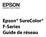 Epson SureColor F-Series Guide de réseau