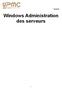 rupin/gydé Windows Administration des serveurs