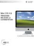Livre Blanc - septembre 2007 MAC OS X & WINDOWS : RÉUSSIR LA COHABITATION