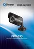 PRO-535. Security Camera with IR Night Vision M535CAM250213T