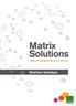 Matrix Solutions. Telecom designed by your business. Brochure technique