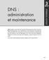 3 DNS : administration et maintenance