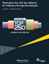 Panorama Top 250 des éditeurs et créateurs de logiciels français. 2 e édition - Septembre 2012