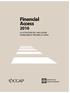 FINANCIAL ACCESS 2010. Financial Access LA SITUATION DE L INCLUSION FINANCIÈRE À TRAVERS LA CRISE GROUPE DE LA BANQUE MONDIALE