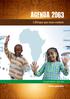 AGENDA 2063. L Afrique que nous voulons. Version populaire. Deuxième Edition, Août 2014