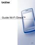 Guide Wi-Fi Direct. Version 0 CAN-FRE