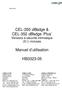 CEL-350 dbadge & CEL-352 dbadge Plus Versions à sécurité intrinsèque (S.I.) incluses. Manuel d utilisation HB3323-05