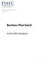 Business Plan Social. Guide méthodologique