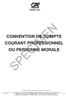SPECIMEN CONVENTION DE COMPTE COURANT PROFESSIONNEL OU PERSONNE MORALE
