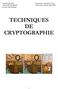 TECHNIQUES DE CRYPTOGRAPHIE