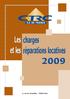 Les et les. charges réparations locatives 2009. 6, rue de Chantilly - 75009 Paris