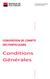 CONVENTION DE COMPTE DES PARTICULIERS CONVENTION DE COMPTE DES PARTICULIERS. Conditions Générales