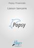 Popsy Financials. Liaison bancaire