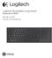 Logitech Illuminated Living-Room Keyboard K830 Setup Guide Guide d installation
