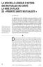 LA NOUVELLE LOGIQUE D ACTION DES MUTUELLES DE SANTÉ : LA MISE EN PLACE DE «PRIORITÉ SANTÉ MUTUALISTE»