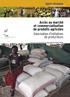 Accès au marché et commercialisation de produits agricoles