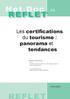 Net.Doc REFLET REFLET. Les certifications du tourisme : panorama et tendances . 26. Avril 2007. Françoise Kogut-Kubiak