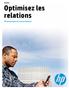 Brochure Optimisez les relations. HP Exstream pour les services financiers