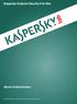 Kaspersky Endpoint Security 8 for Mac Manuel d'administrateur