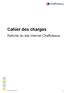 Cahier des charges. Refonte du site internet Chaffoteaux ARISTON THERMO GROUP 1
