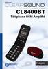 CL8400BT. Téléphone GSM Amplifié. Français