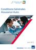 Conditions Générales Assurance Auto