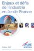 Enjeux et défis de l industrie en Ile-de-France