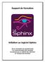 Initiation au logiciel Sphinx