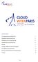 Le concept de la Cloud Week Paris 2. Présentation d EuroCloud France 3. Présentation de la Cloud Week Paris 5. Calendrier de la Cloud Week Paris 8