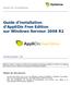Guide d installation d AppliDis Free Edition sur Windows Serveur 2008 R2