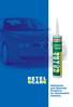 Adhesives and Specials Products for Automotive Industry