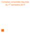 Comptes consolidés résumés du 1 er semestre 2013