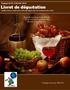 Livret de dégustation Veuillez trouver ci-joint notre fiche descriptive des vins d automne-hiver 2013