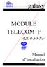 galaxy MODULE TELECOM F A204-50-NF Manuel d Installation