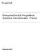 EnterpriseOne 8.9 PeopleBook Solutions internationales : France