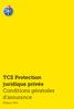 TCS Protection juridique privée Conditions générales d assurance