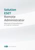 Solution ESET Remote Administrator