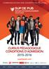 COMMUNICATION AND ADVERTISING SCHOOL CURSUS PÉDAGOGIQUE CONDITIONS D ADMISSION 2015-2016. supdepub.com