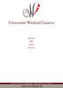 Université Wesford Genève