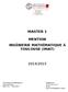 MASTER 1 MENTION INGÉNIERIE MATHÉMATIQUE À TOULOUSE (IMAT) 2014/2015