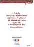 Guide des aides financières du Conseil général du Maine-et-Loire (CG 49) à destination des associations.
