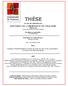 THÈSE. En vue de l'obtention du. DOCTORAT DE L UNIVERSITÉ DE TOULOUSE Délivré par Université Toulouse 3 Paul Sabatier
