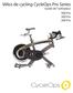 Vélos de cycling CycleOps Pro Series Guide de l'utilisateur 400 Pro 300 Pro 200 Pro