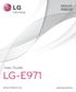 ENGLISH FRANÇAIS. User Guide LG-E971. www.lg.com/ca MFL67732501 (1.0)