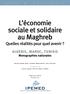 L économie sociale et solidaire au Maghreb Quelles réalités pour quel avenir?