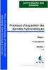 Processus d'acquisition des données hydrométriques