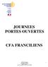 JOURNEES PORTES OUVERTES CFA FRANCILIENS